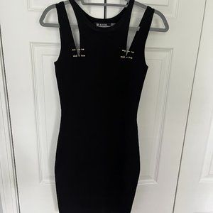 Black Guess Bodycon Dress - Size 2